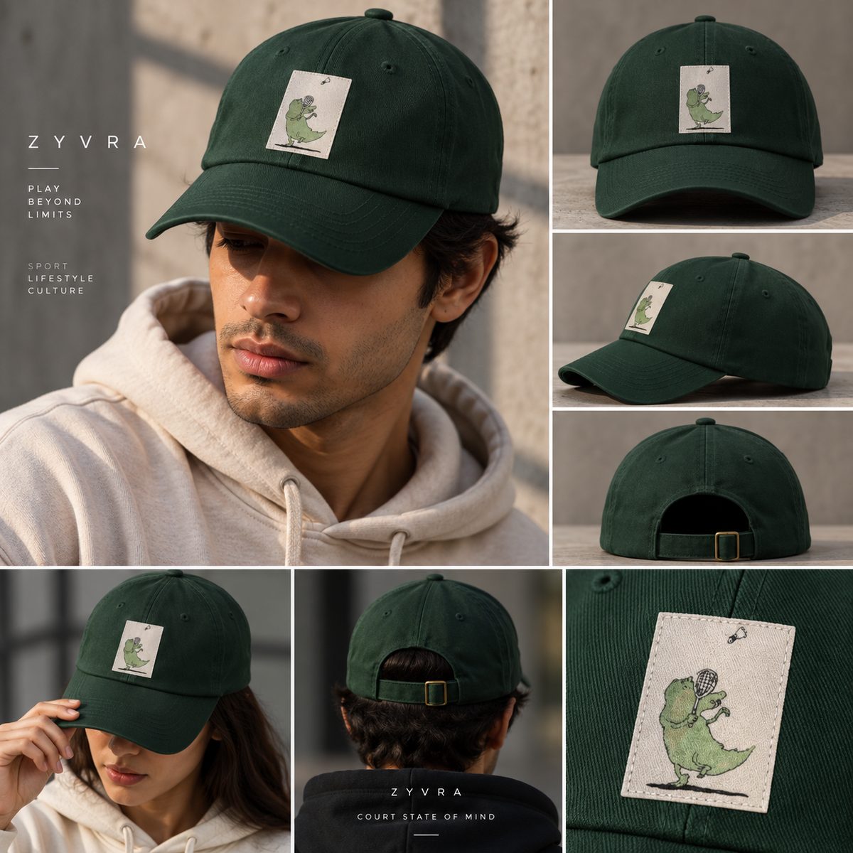 ZYVRA — Court Cap