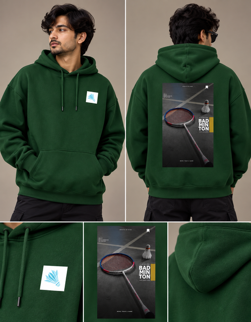 THE BADMINTON CLUB 400 GSM Oversized Hoodie