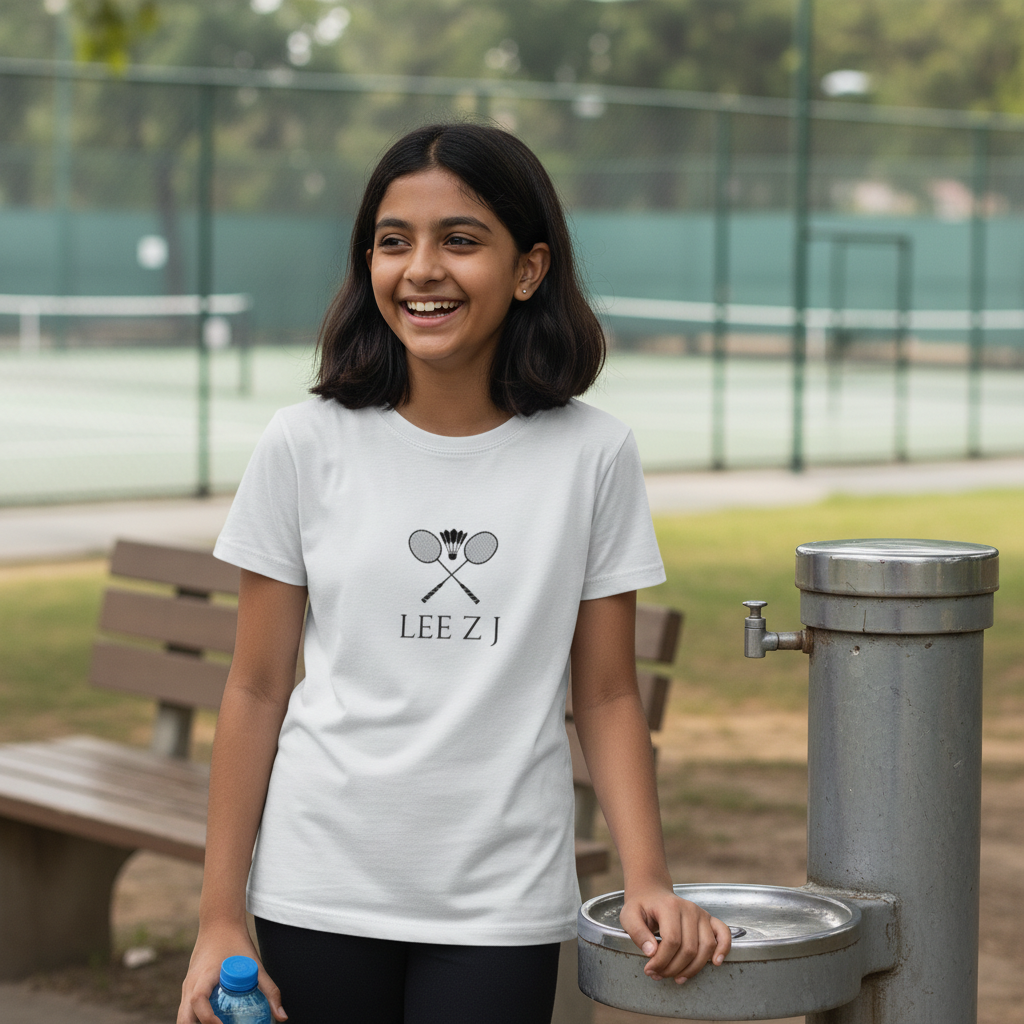 Corrected Bottle Green Rising Stars Junior Tee mockup