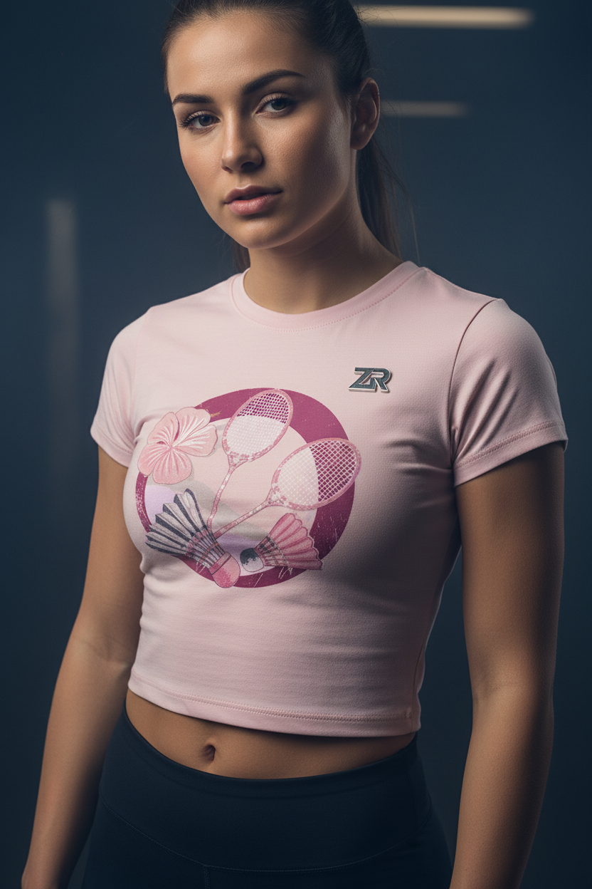 Court Top - Baby Pink