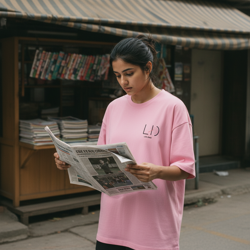 Flamingo ZYVRA Dynasty Terry Oversized Tee exact mockup